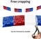 4th of July Decorations 8 Pack Tinsel Foil Fringe Garland Curtains Streamers Red White Blue